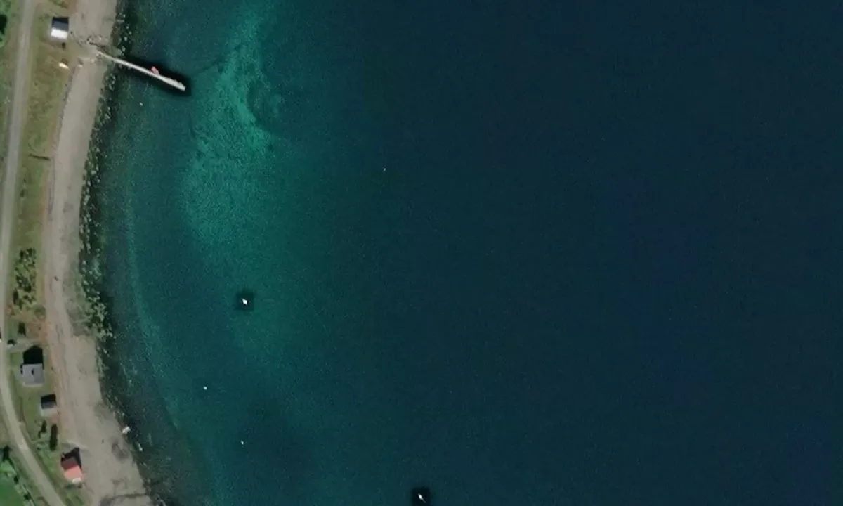 Satelite image of Uløybukta