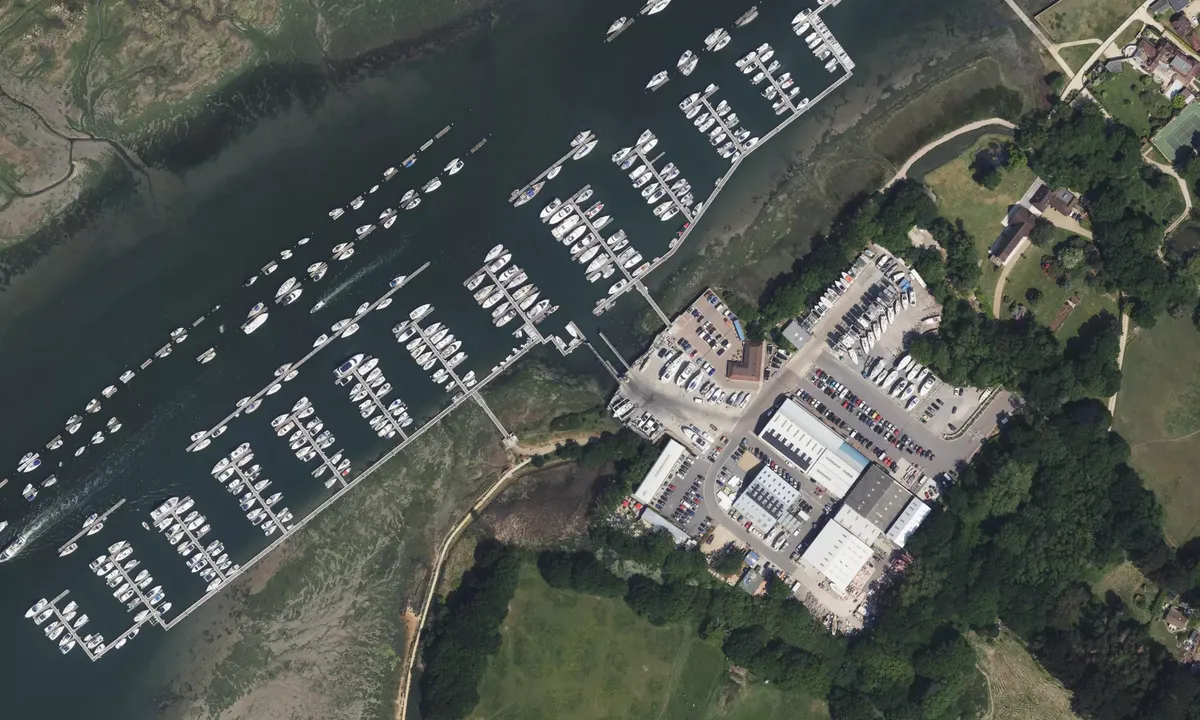 Satelite image of Universal Marina - Southampton