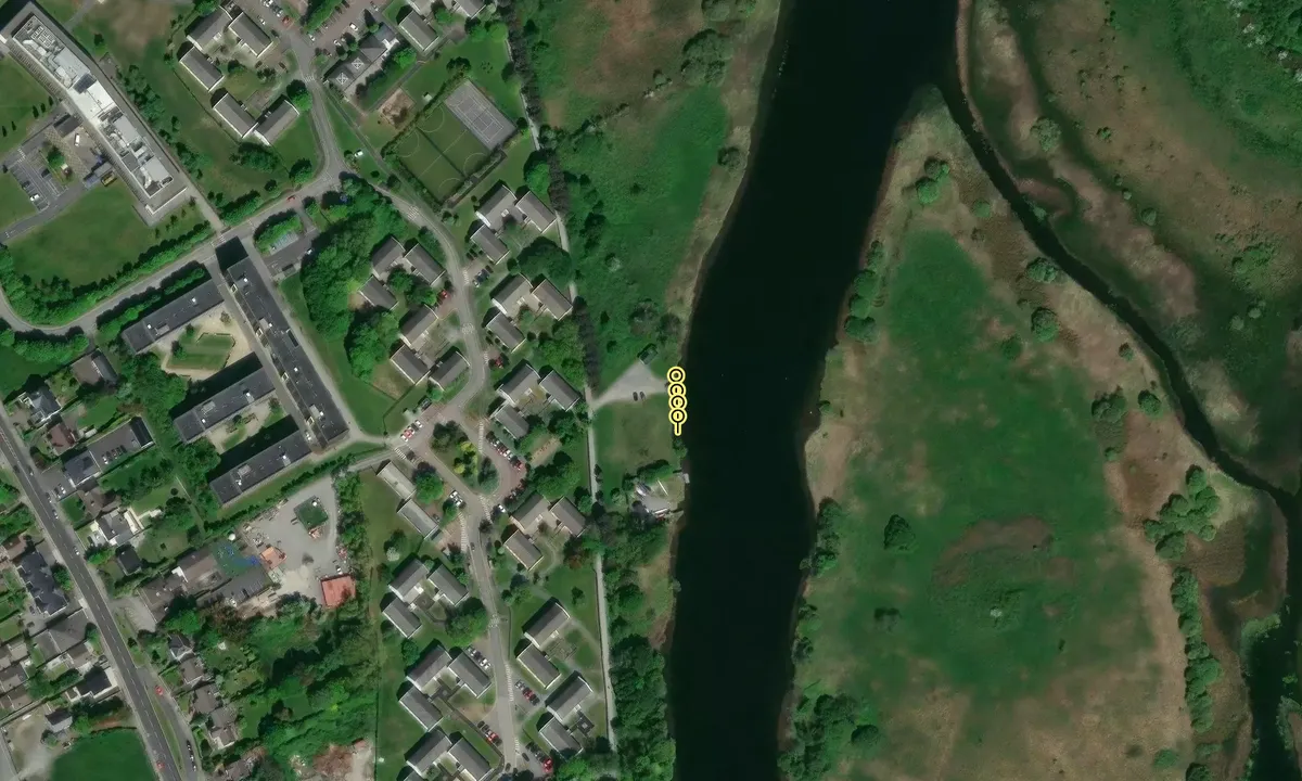 Satelite image of University of Galway