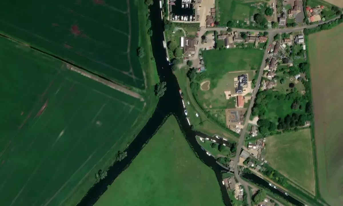 Satelite image of Upware Marina