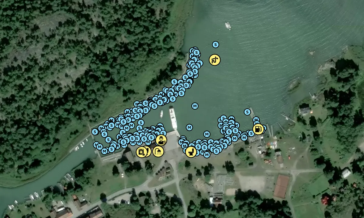 Satelite image of Utö Gästhamn - Sverige