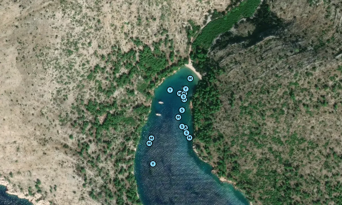 Satelite image of Uvala Blaca - Nerežišća