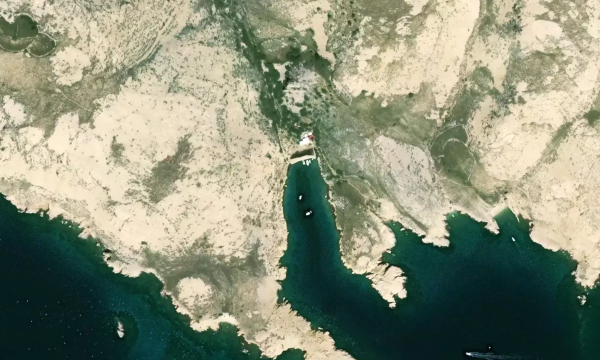 Satelite image of Uvala Bracol