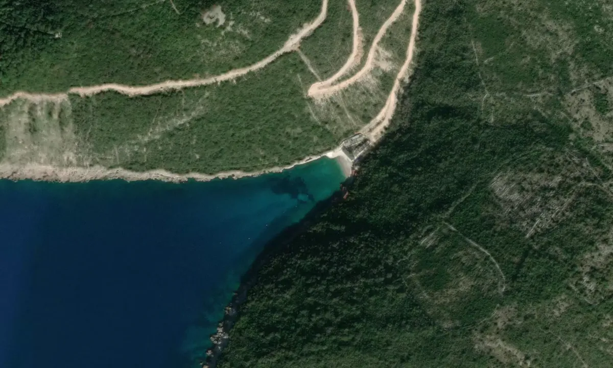 Flyfoto av Uvala Dobrec