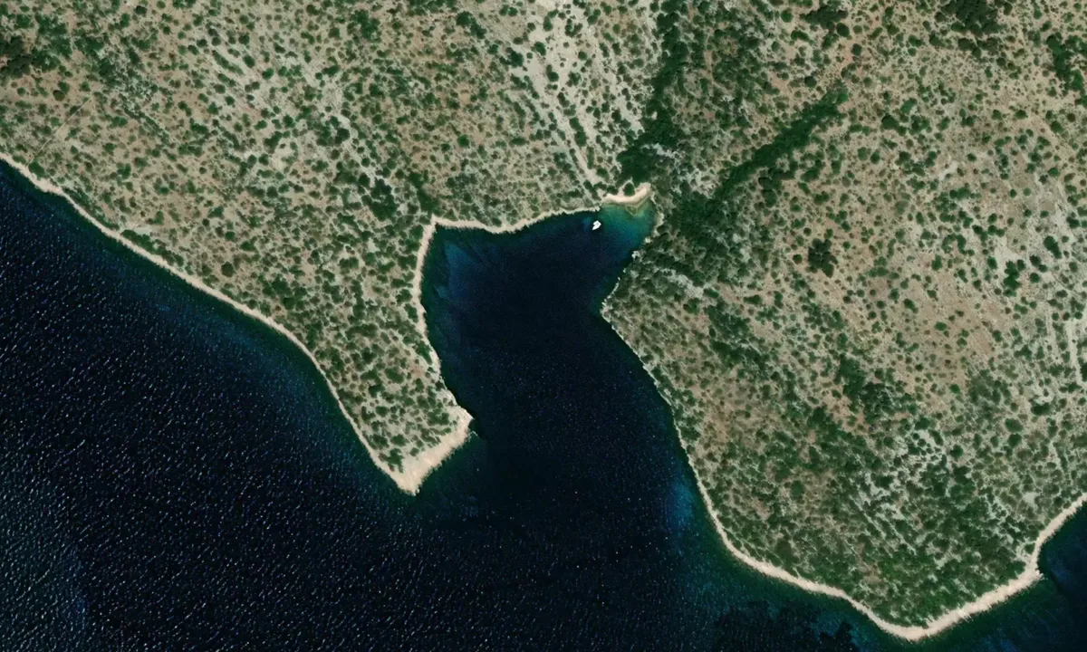 Flyfoto av Uvala Jagodnja