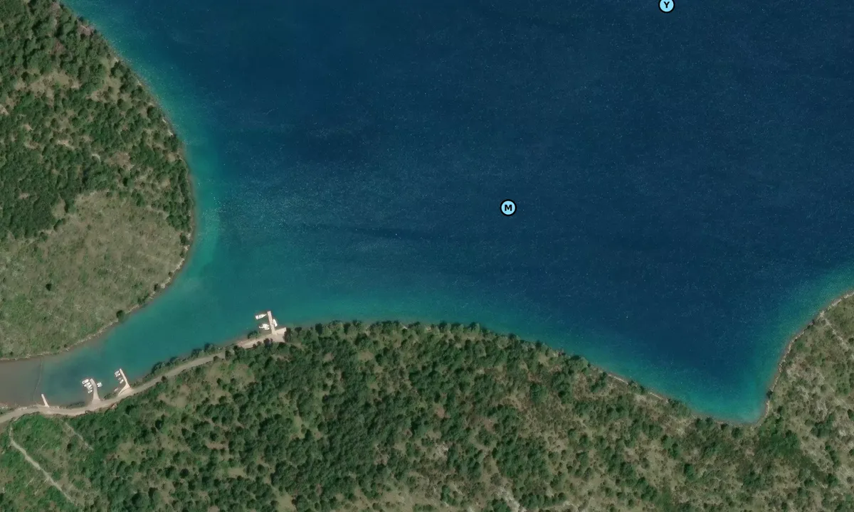 Satelite image of Uvala Jaz