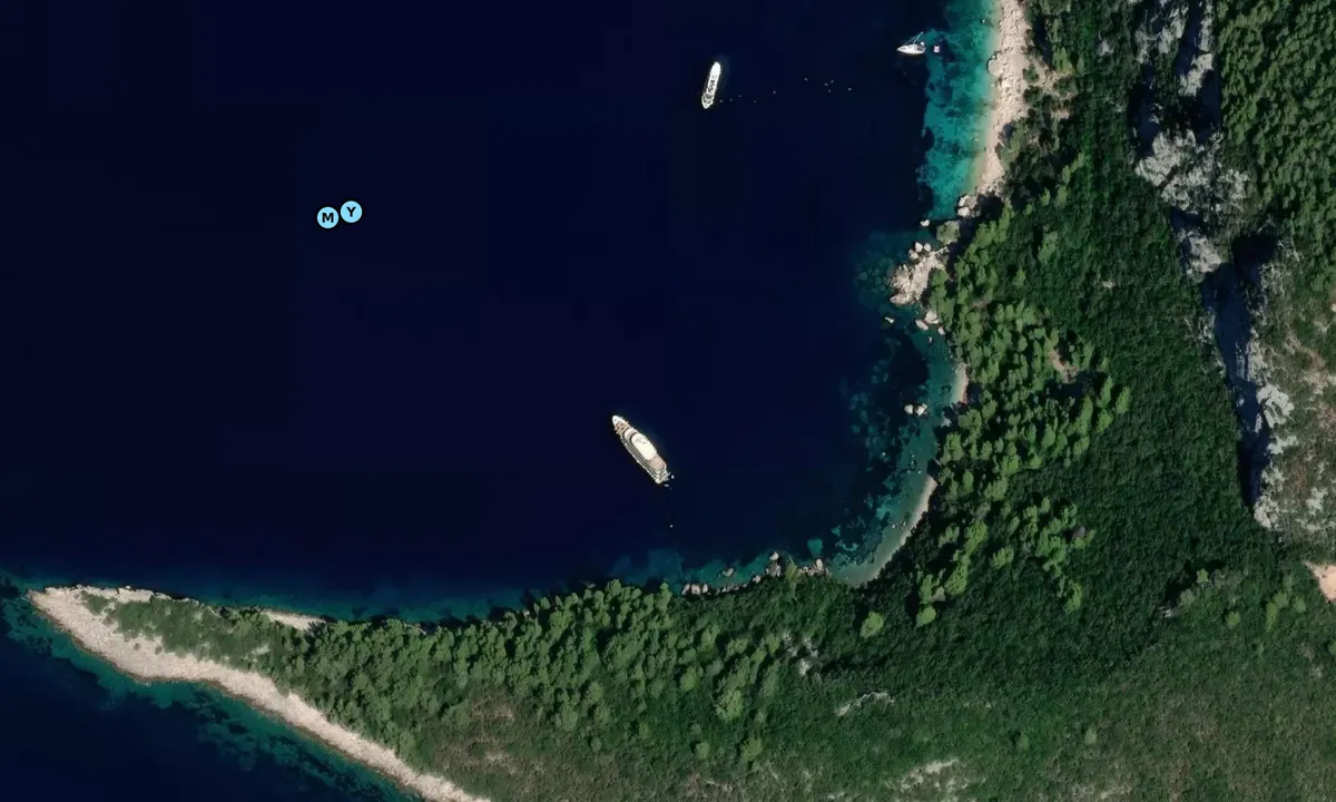Satelite image of Uvala Kuplenova