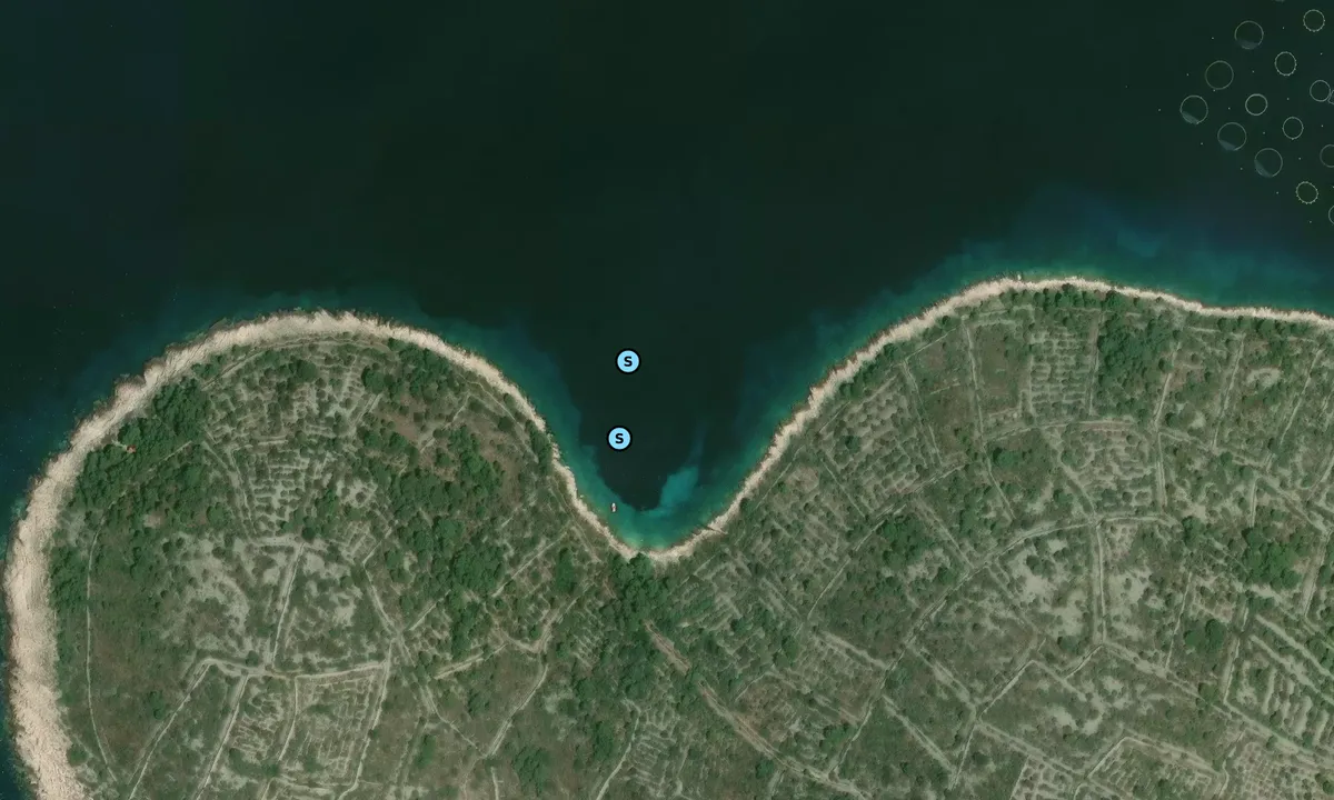 Satelite image of Uvala Movar