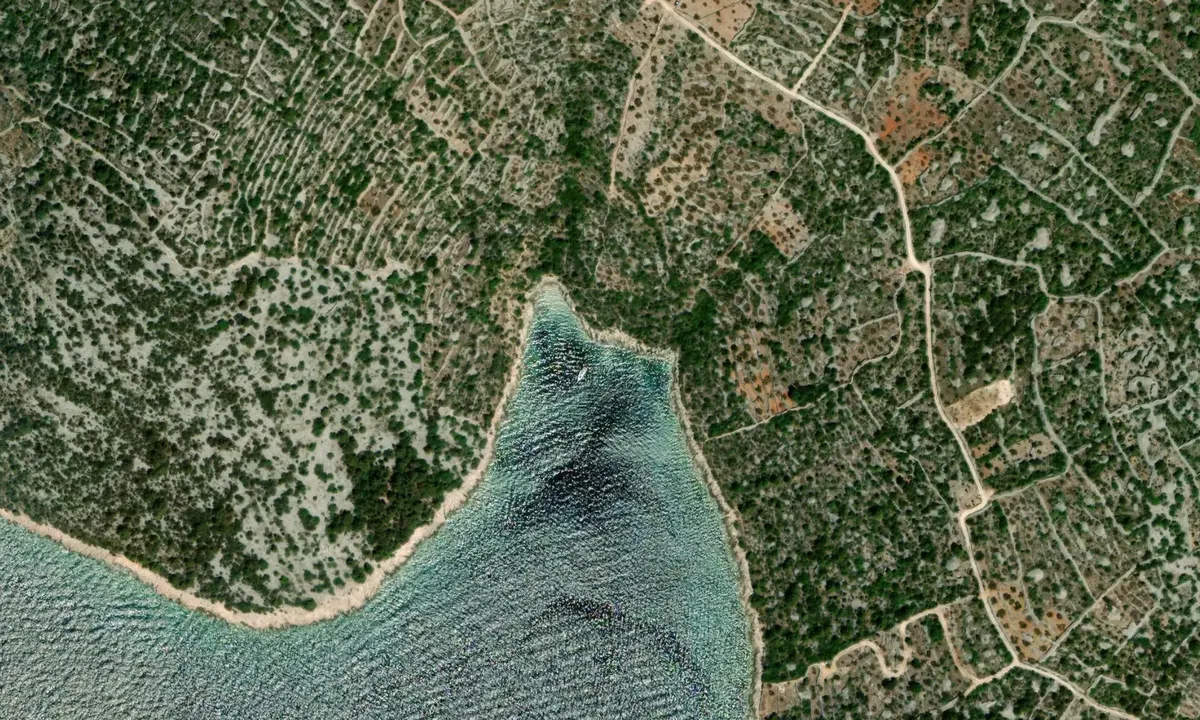Flyfoto av Uvala Nozdra