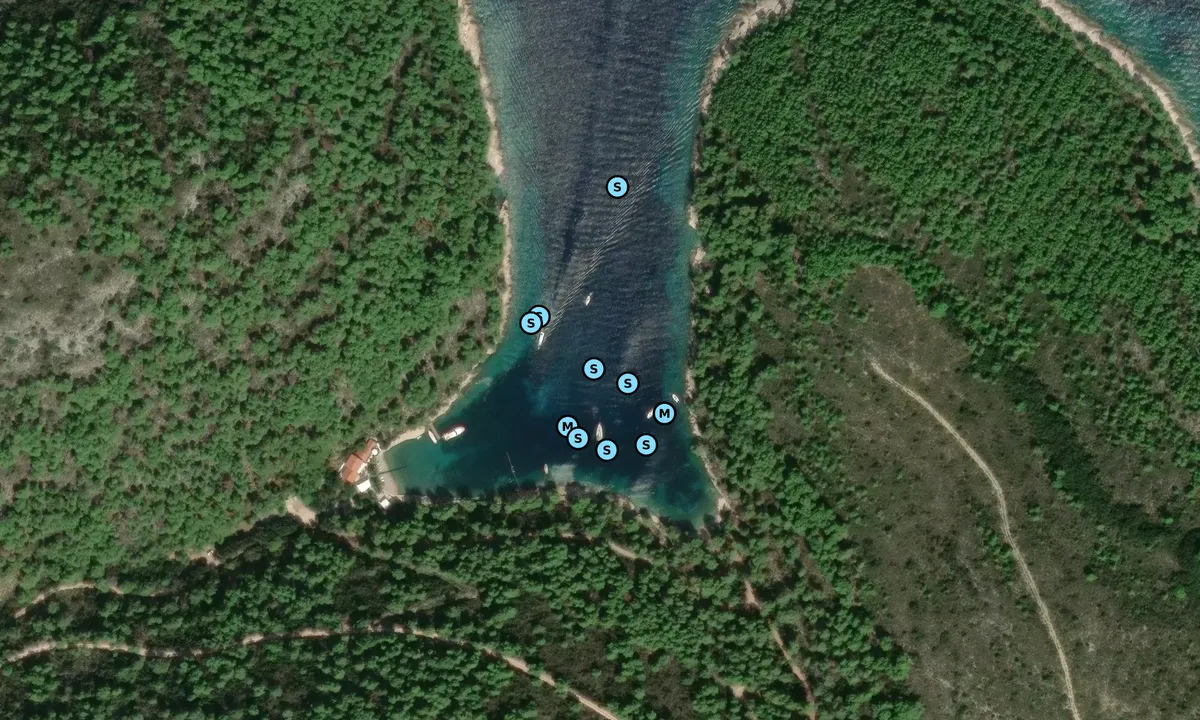 Satelite image of Uvala Parja