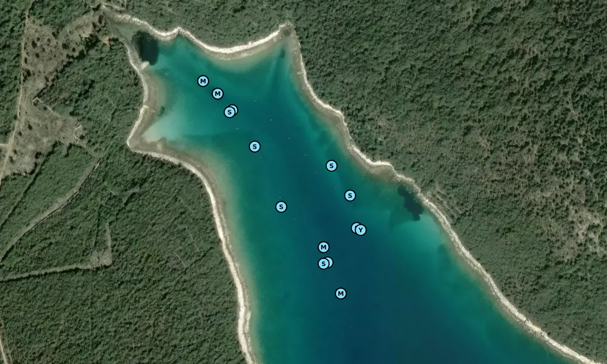 Satelite image of Uvala Potkujni