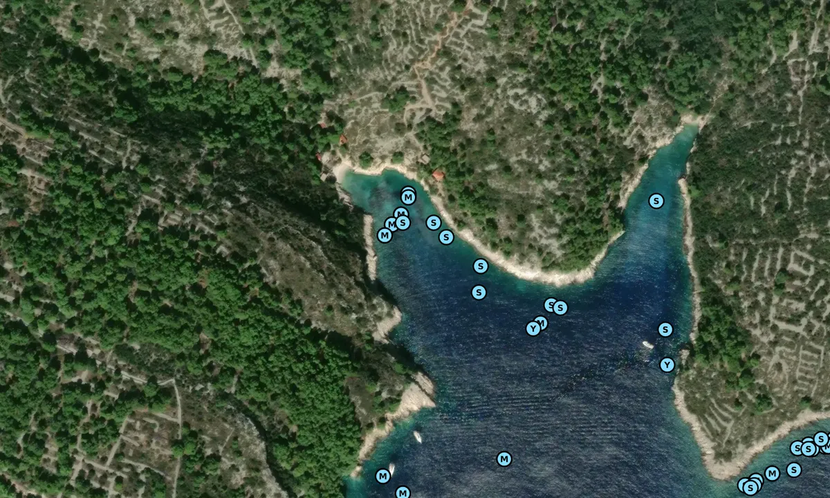 Satelite image of Uvala Slavinjina