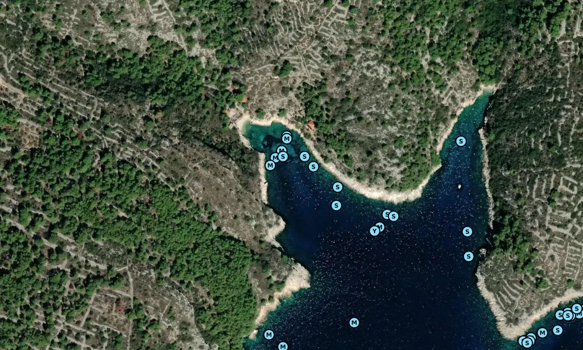 Satelite image of Uvala Slavinjina