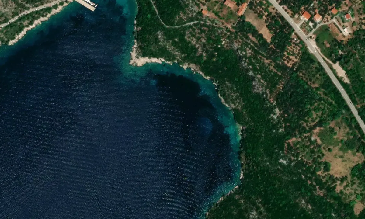 Satelite image of Uvala Smokovaca