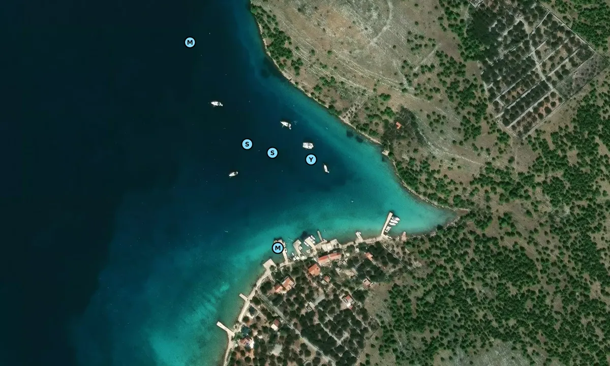 Satelite image of Uvala Tomasovac - Kornati