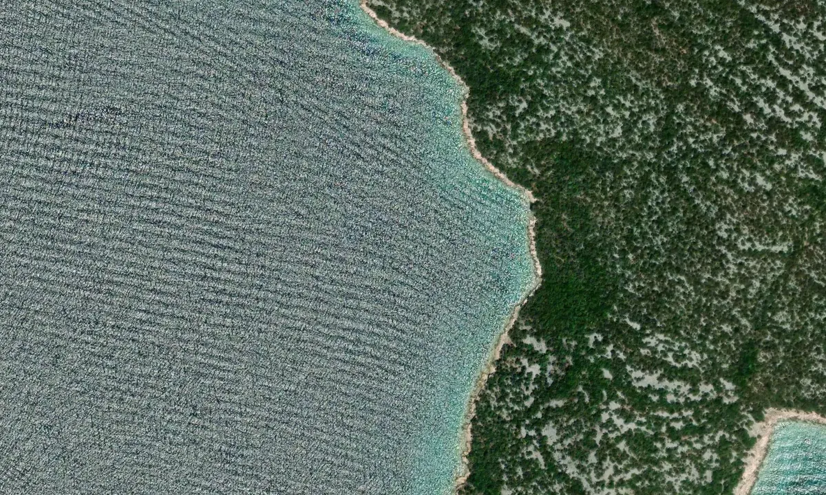 Satelite image of Uvala Ubinus - Tisno