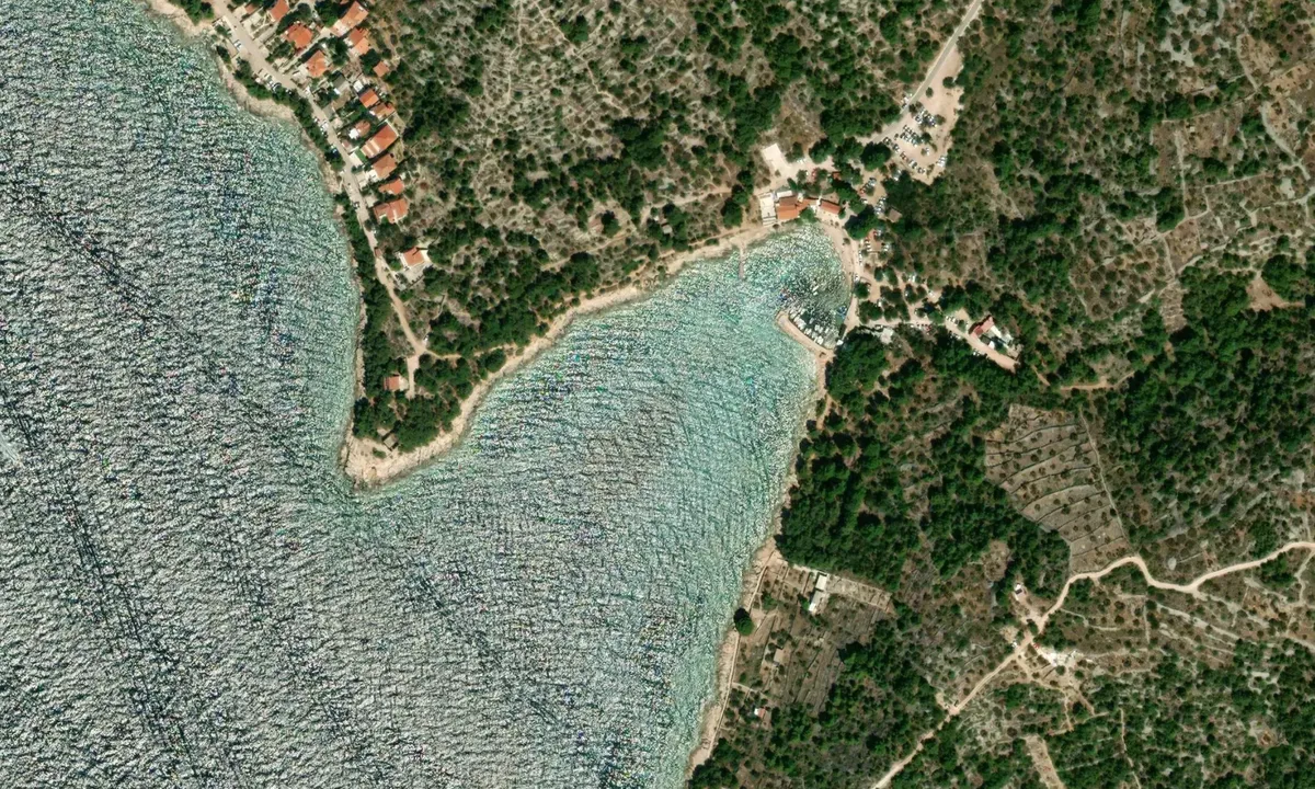 Flyfoto av Uvala Vucigrade