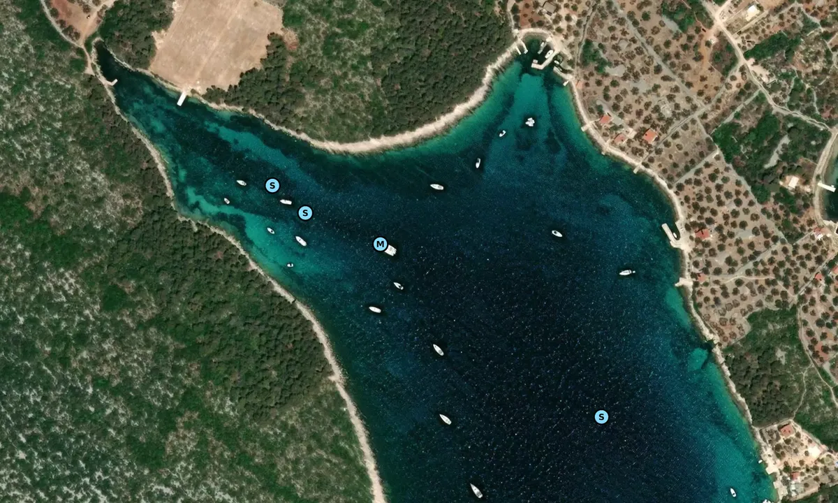 Satelite image of Uvala Zincena
