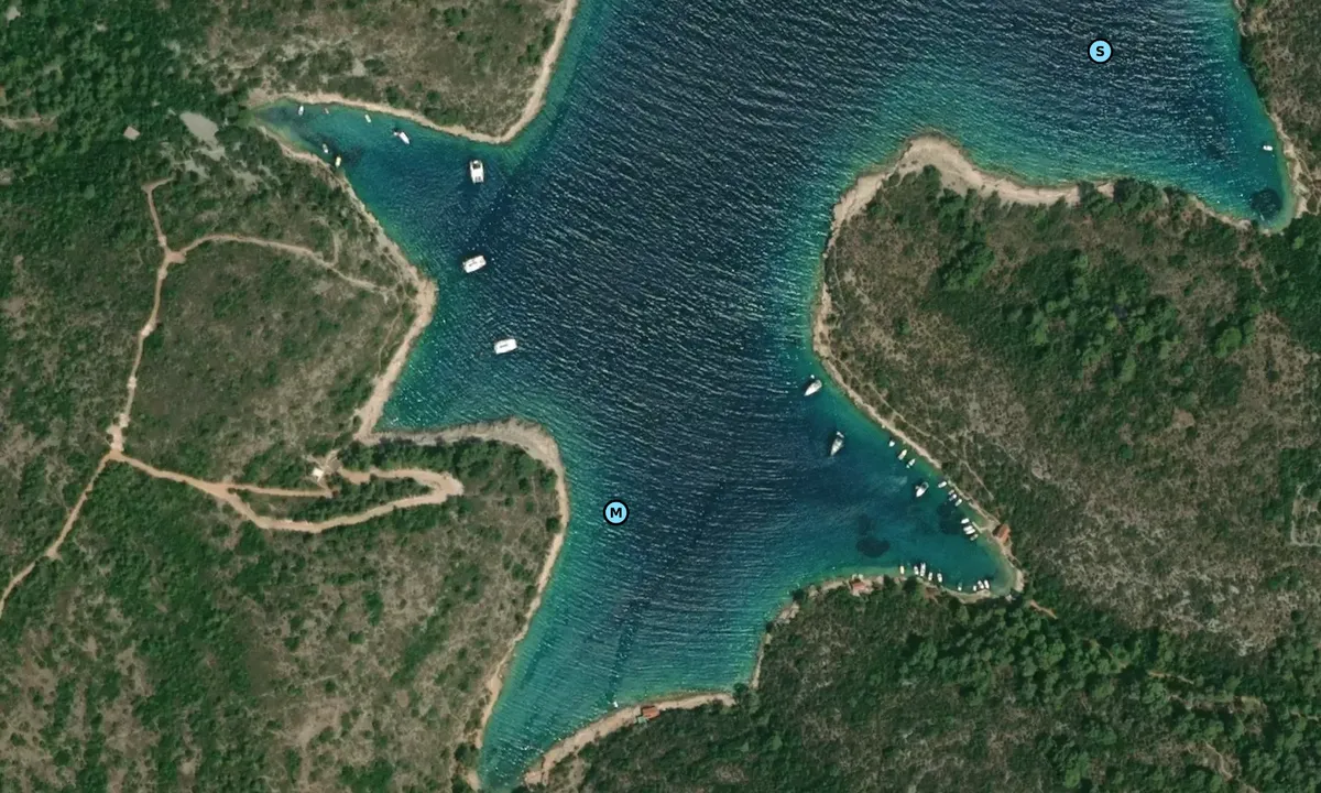 Satelite image of Uvala Zukova