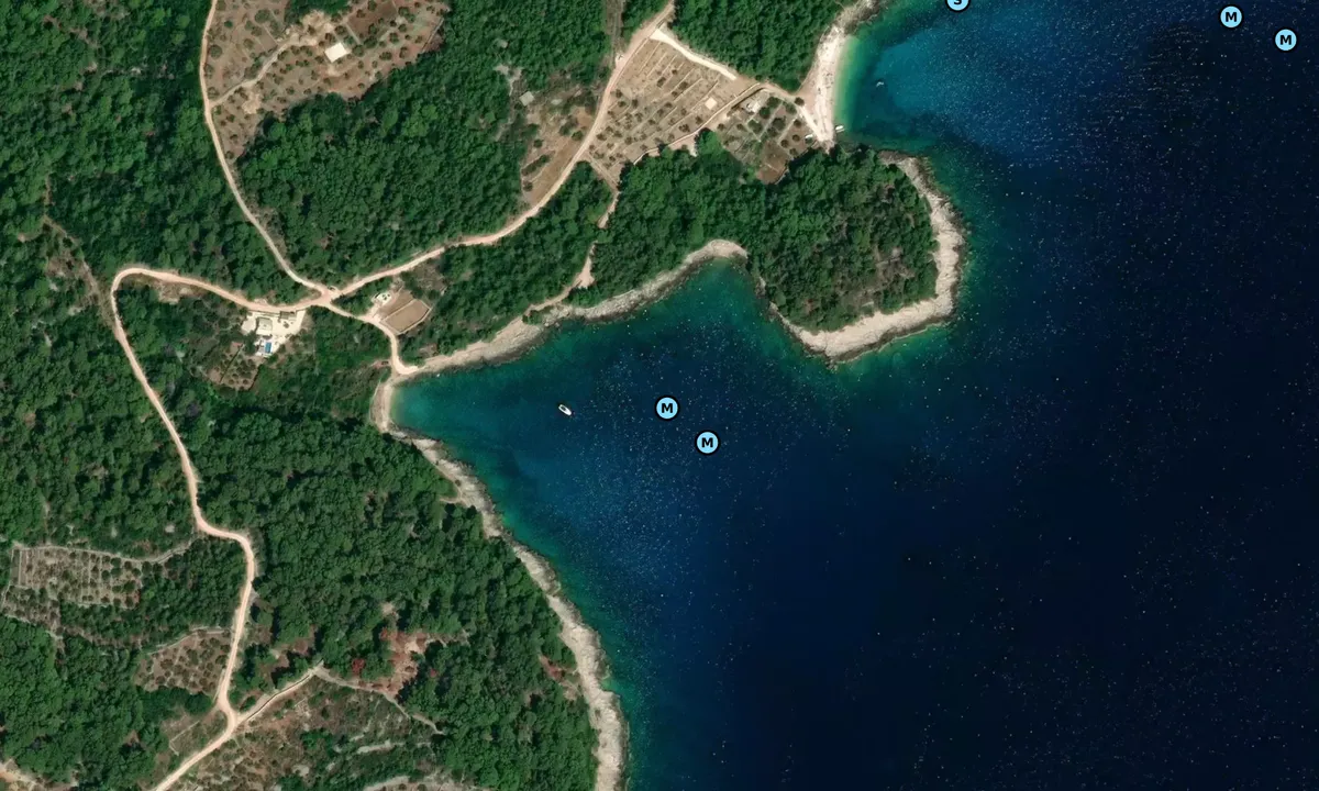 Satelite image of Uvala Zukovik