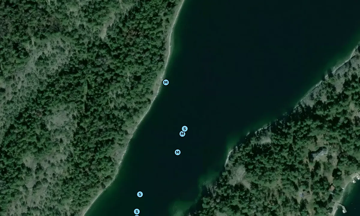 Satelite image of Uvön - Norrviken