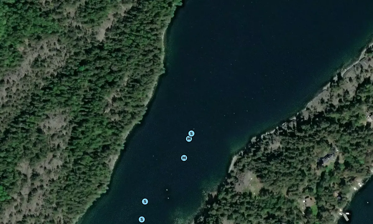 Satelite image of Uvön - Norrviken