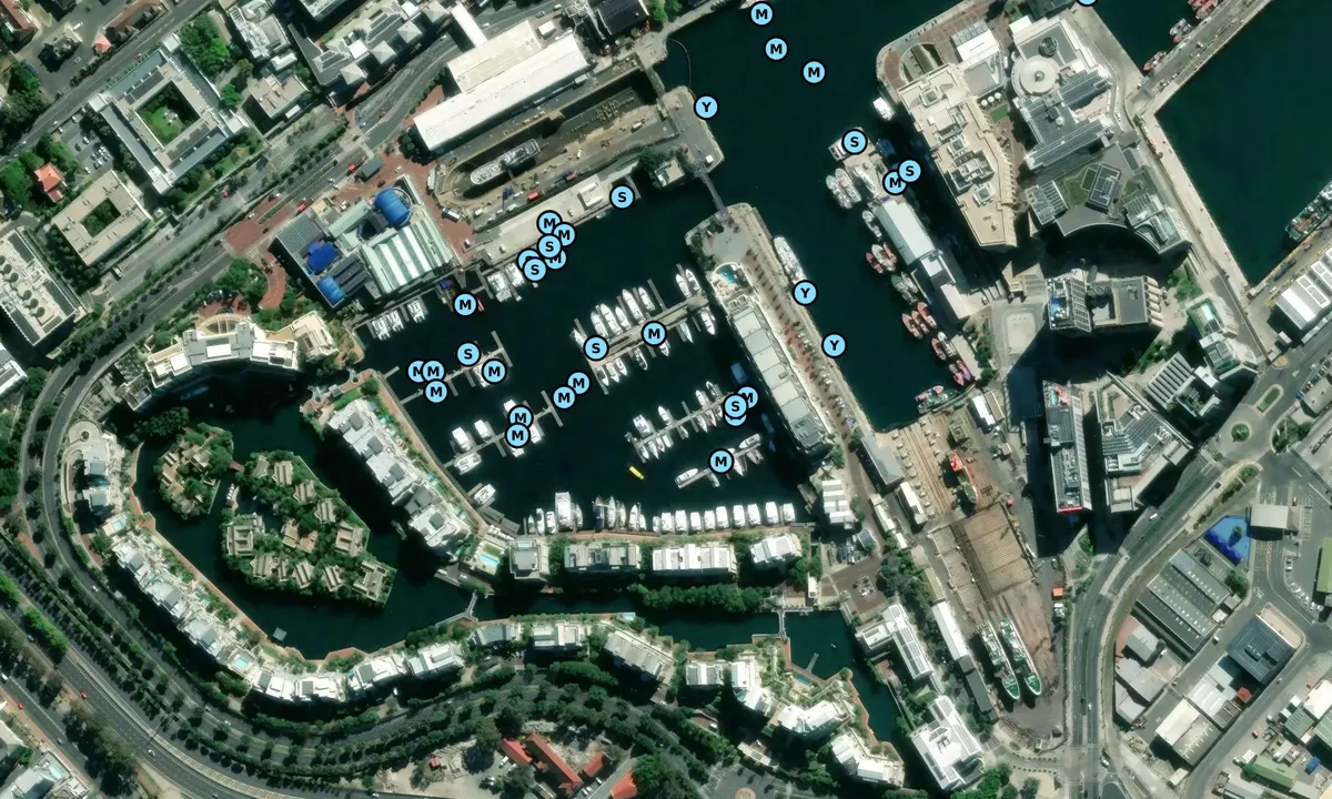 Satelite image of V and A Waterfront Marina
