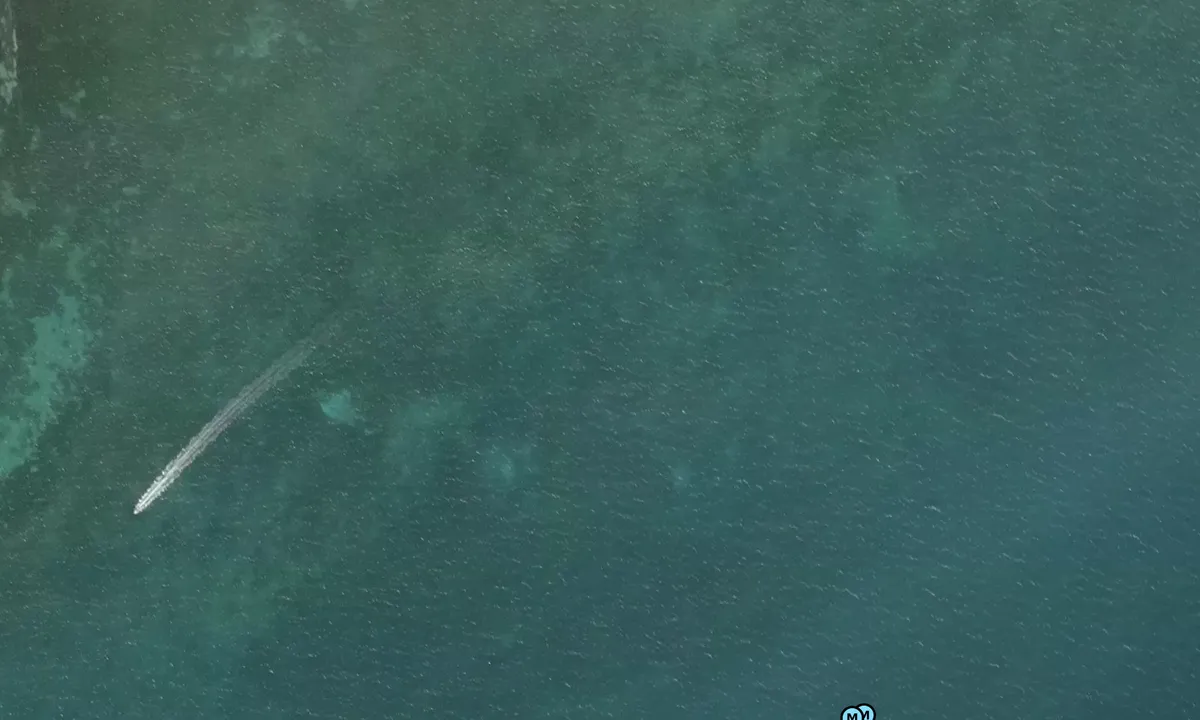 Satelite image of Vaca Key Bight