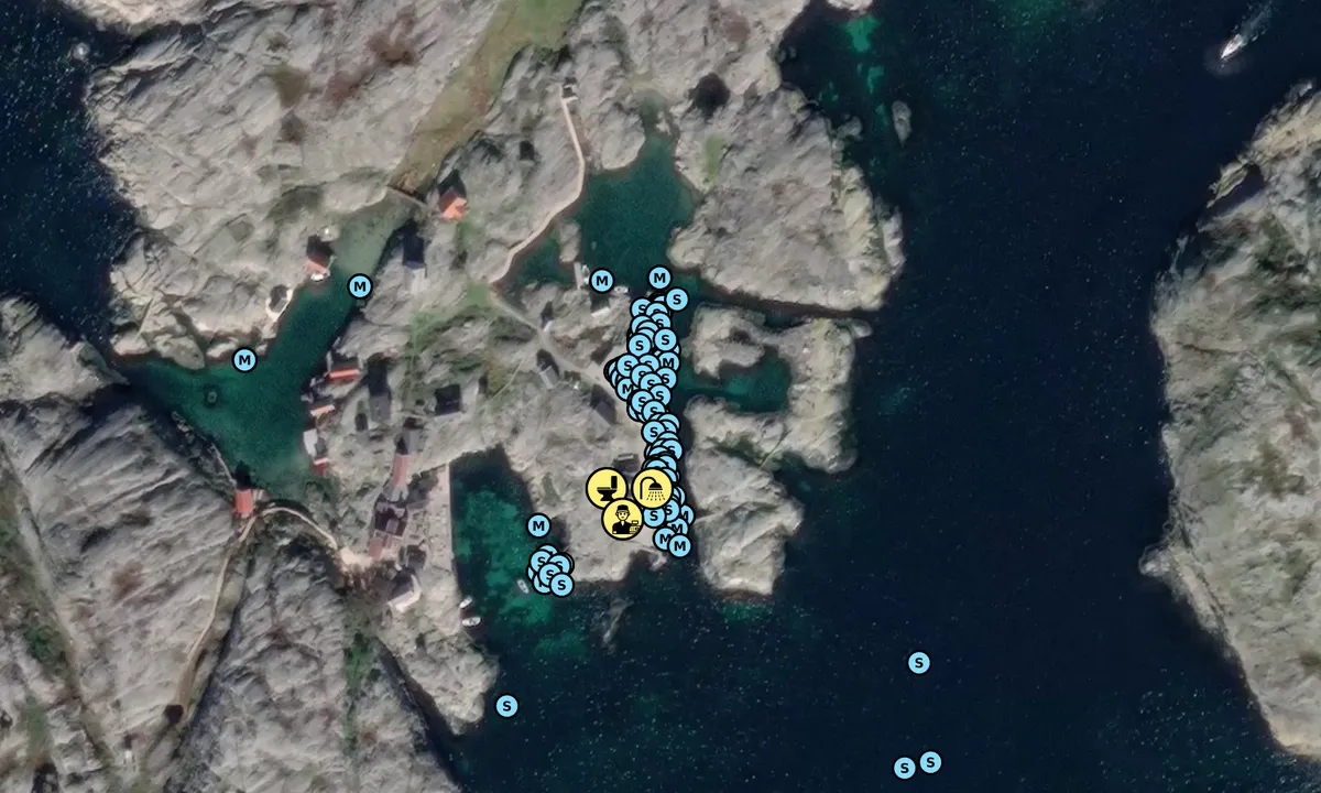 Satelite image of Väderöarnas Gästhamn