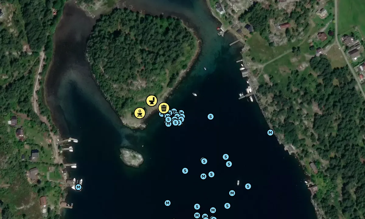 Satelite image of Vadholmen