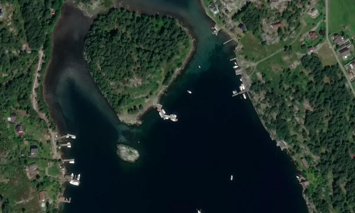 Satelite image of Vadholmen
