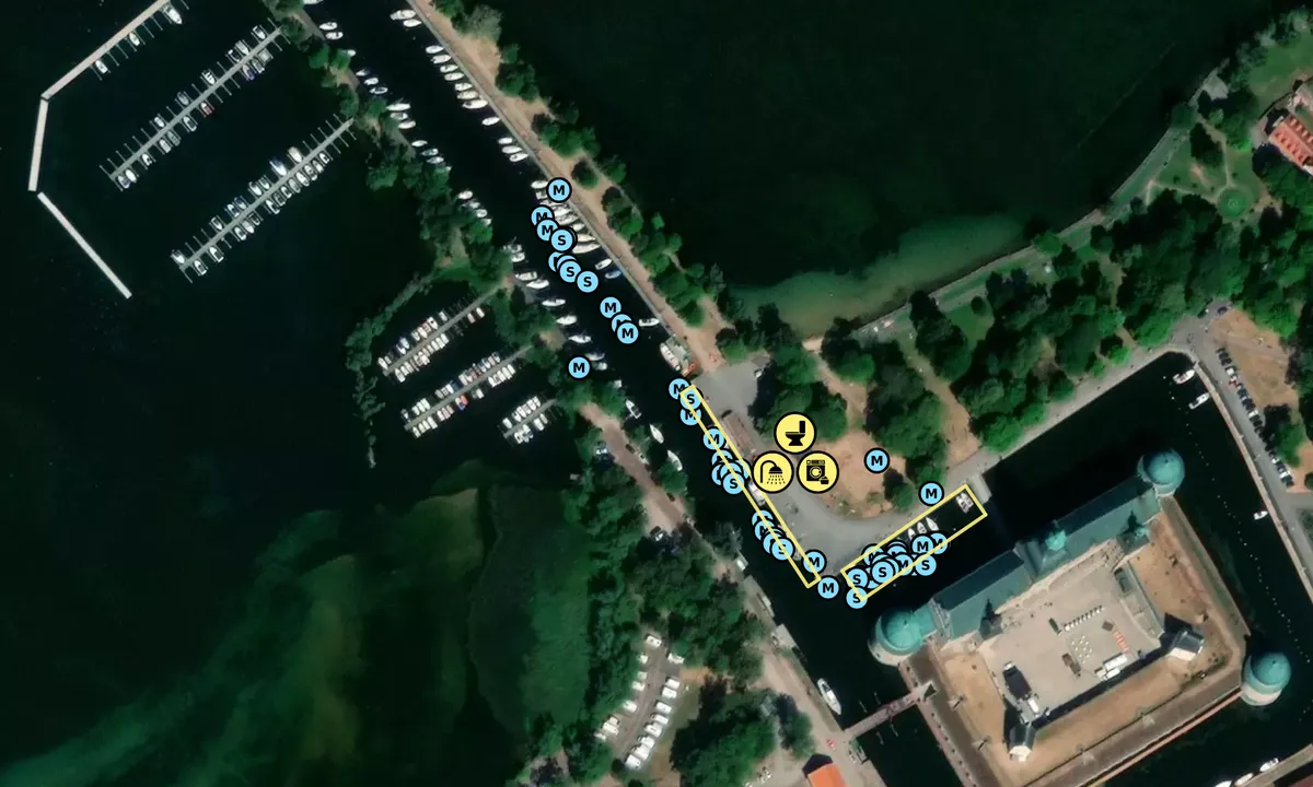 Satelite image of Vadstena