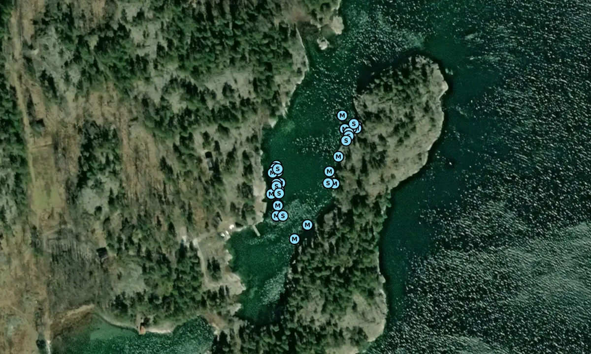 Satelite image of Väggö - Långholmsviken - Håskö - Norrglo