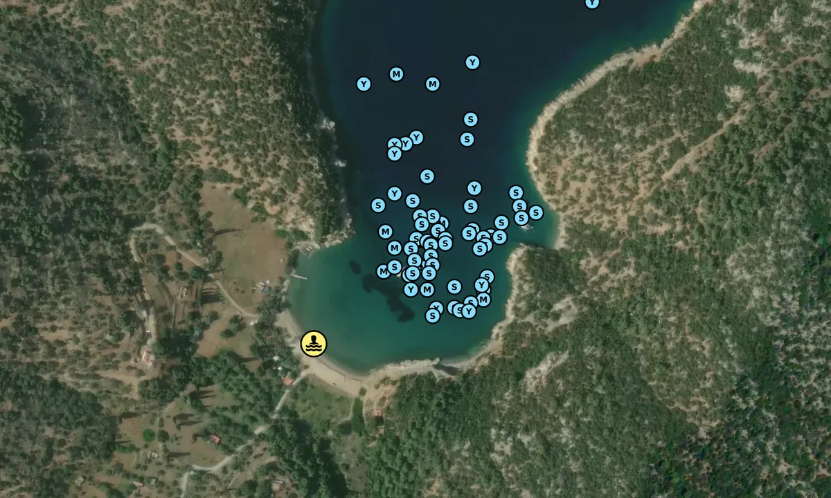 Satelite image of Vagionia Bay