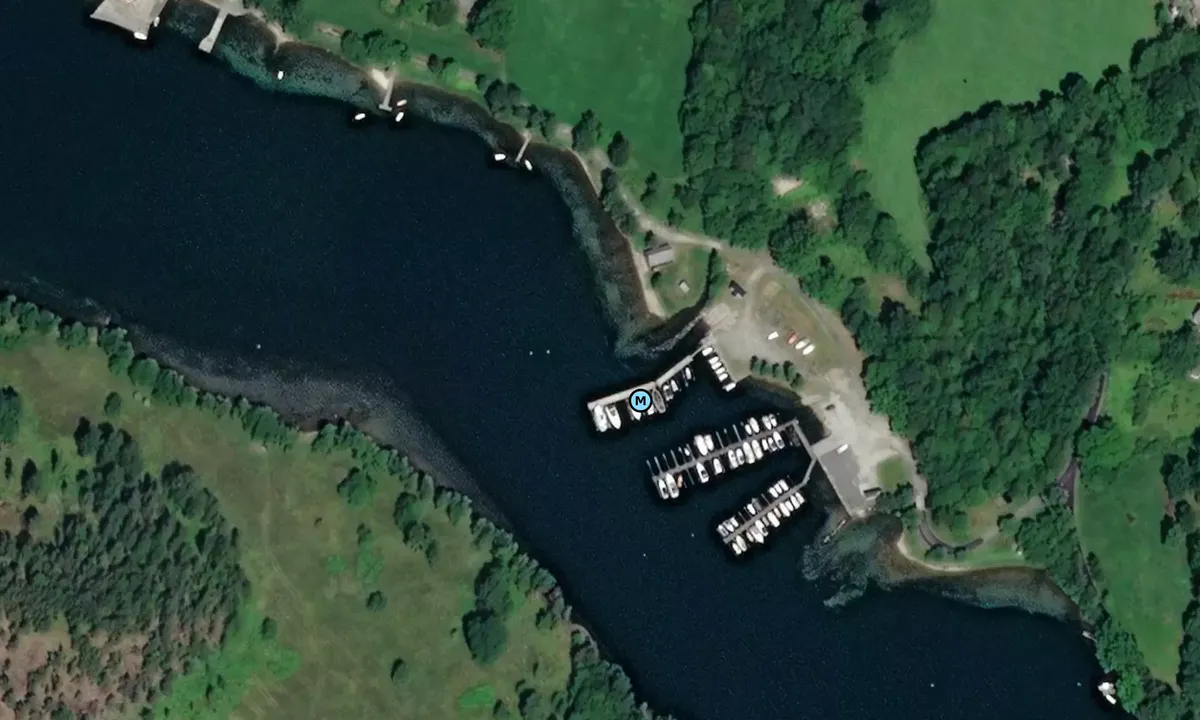 Satelite image of Valen Båthamn