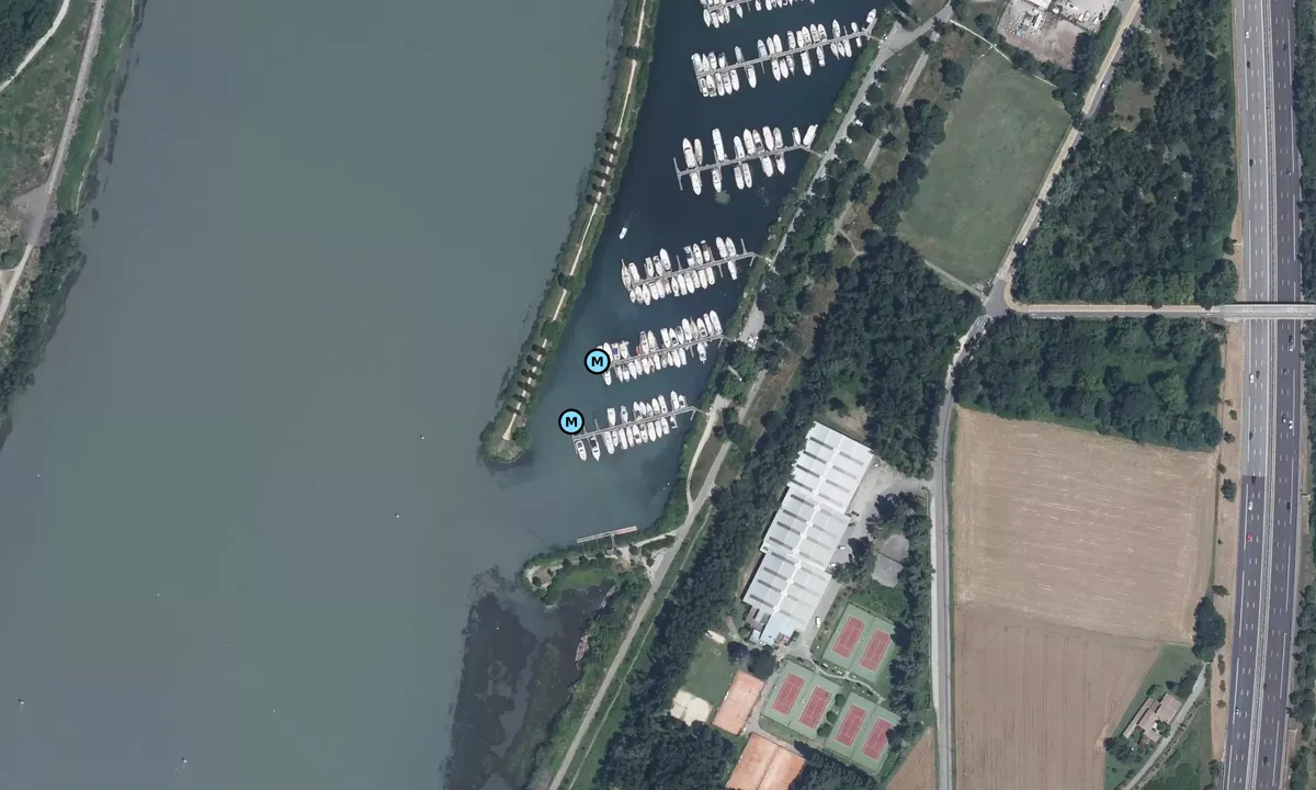 Satelite image of Valence Port de Plaisance