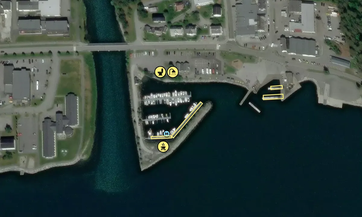 Satelite image of Valldal Marina
