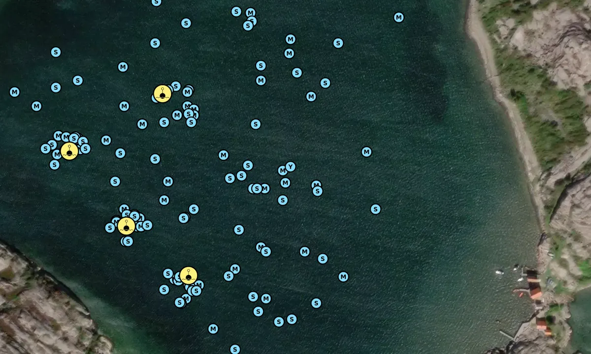 Satelite image of Valön Långö