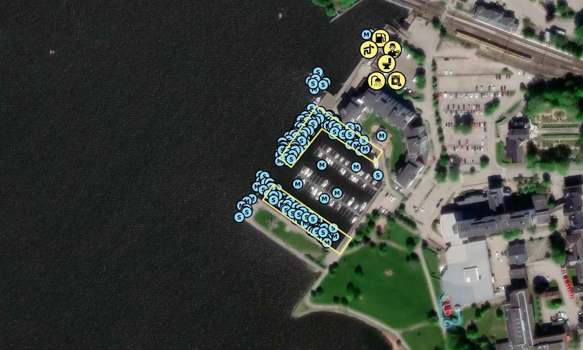 Satelite image of Vänersborg