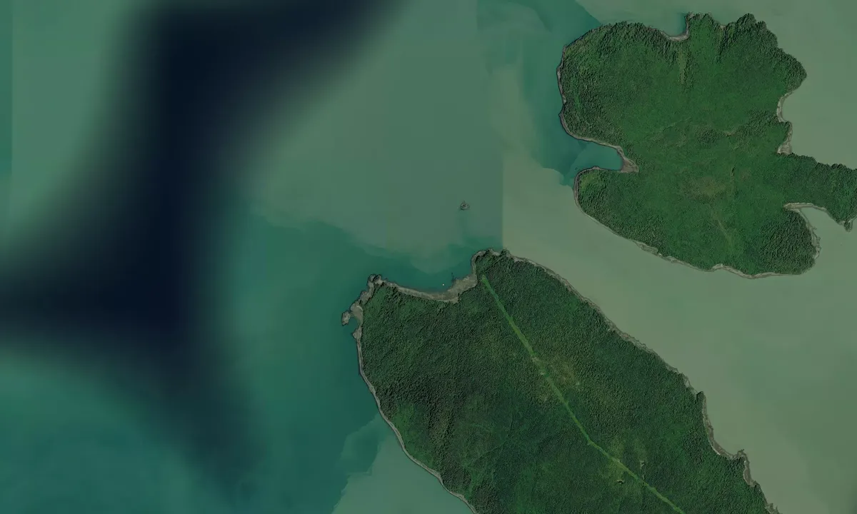Flyfoto av Vank Island