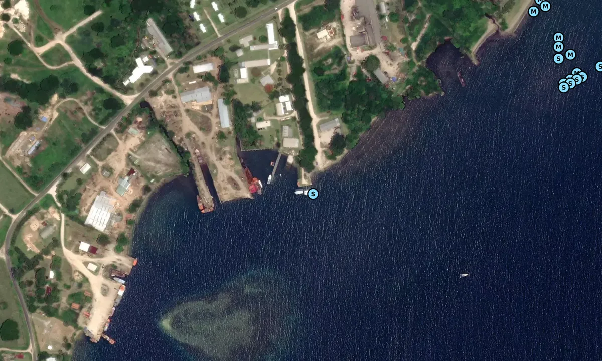 Satelite image of Vanuatu Maritime College & Sailing Centre