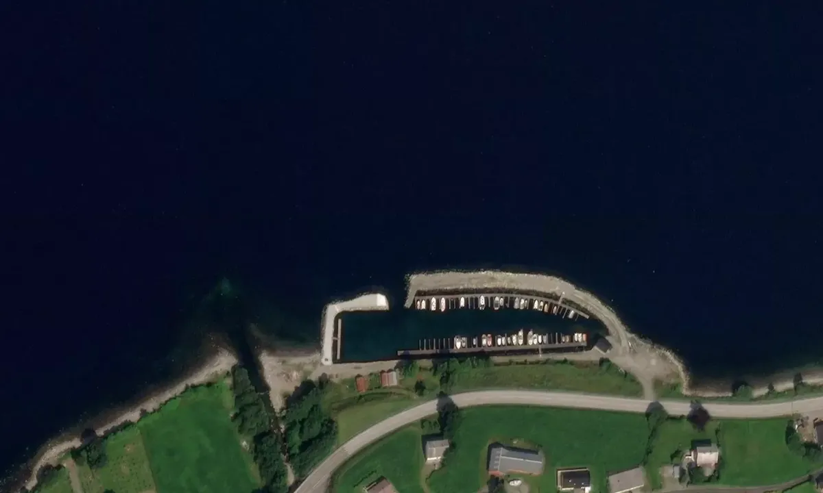 Satelite image of Vartdal Hamn