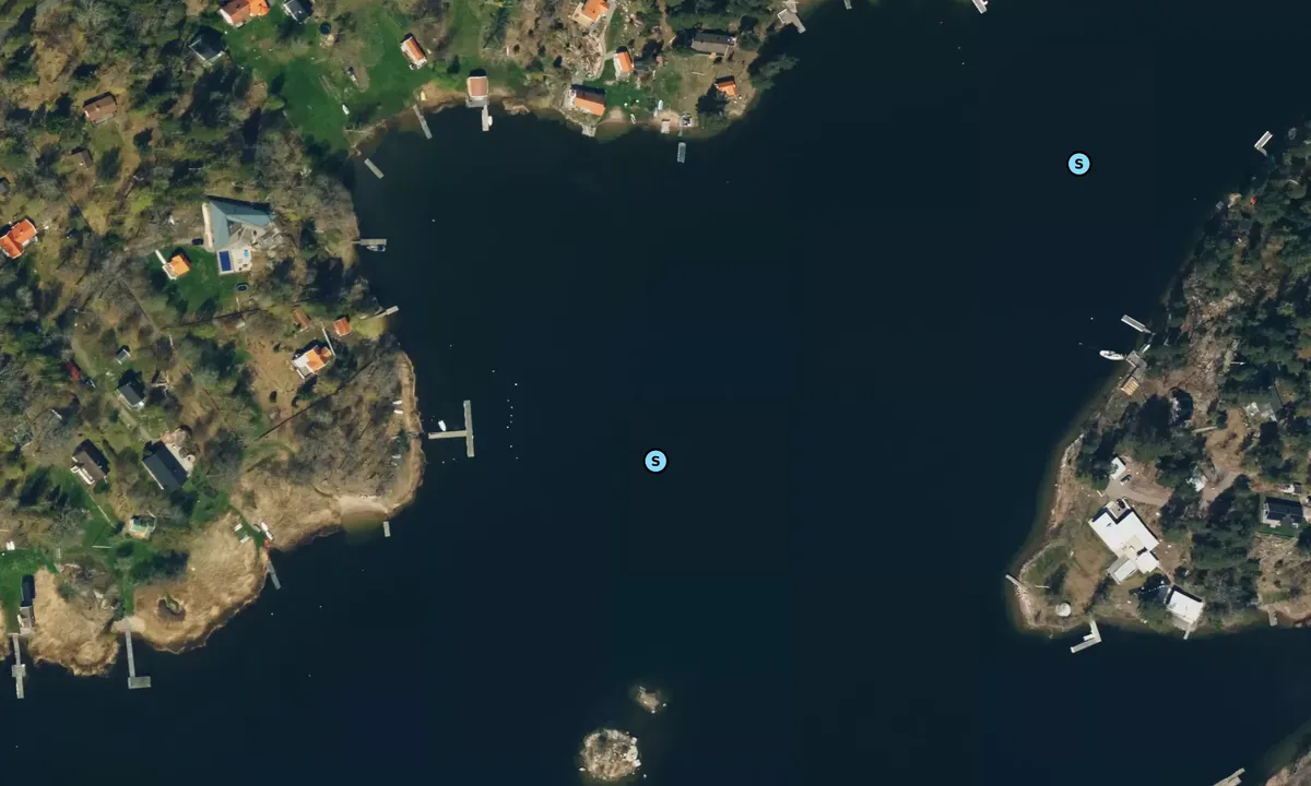 Satelite image of Väsbystrand