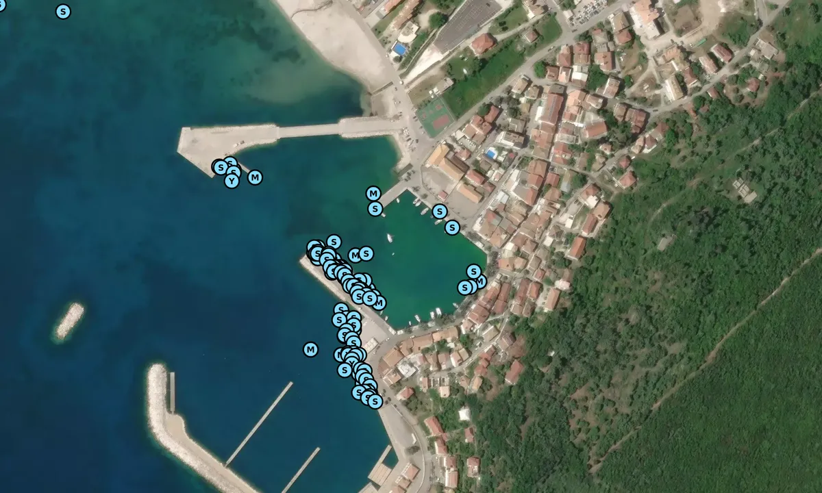 Satelite image of Vasiliki marina