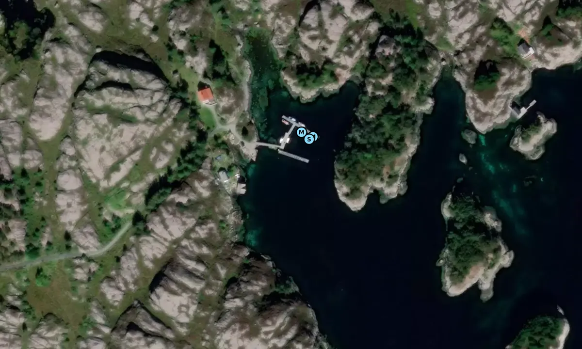 Satelite image of Vassdalvika