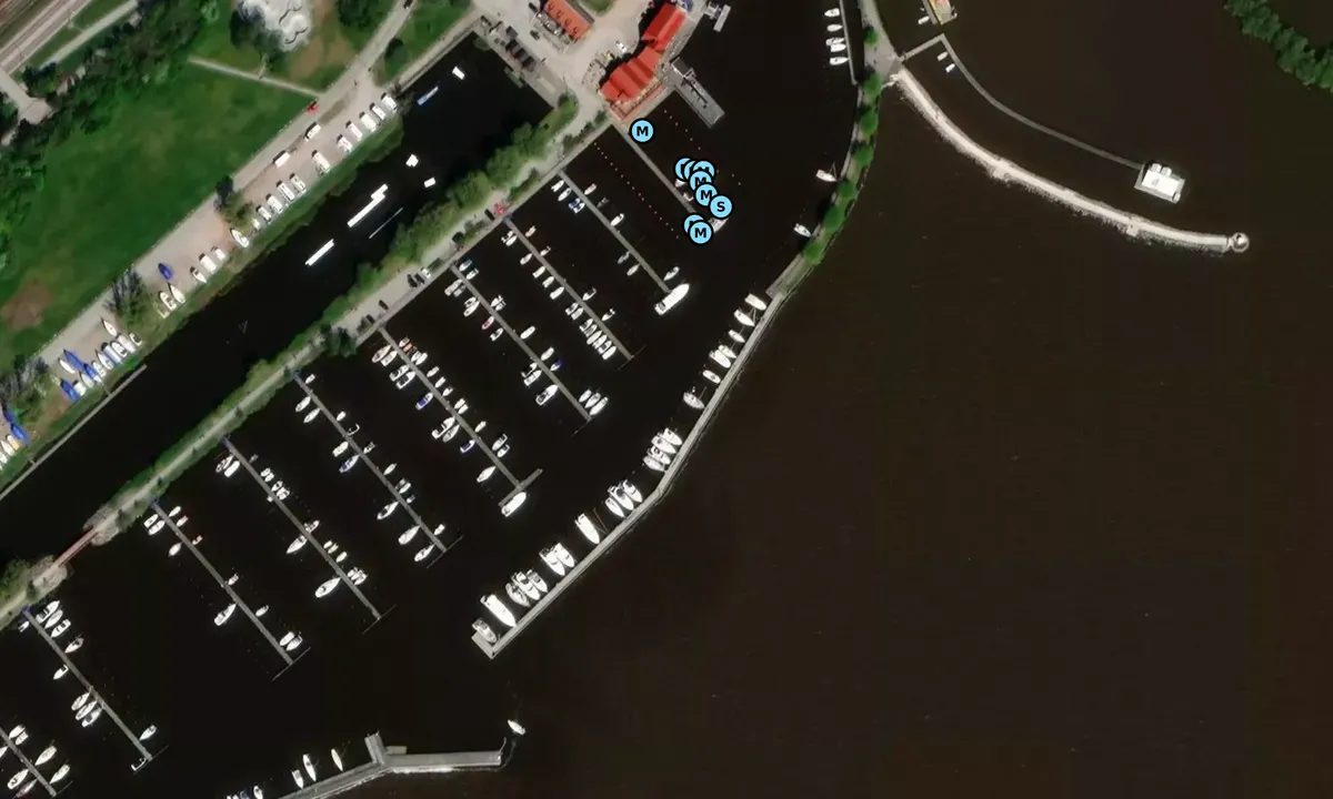 Satelite image of Västerås