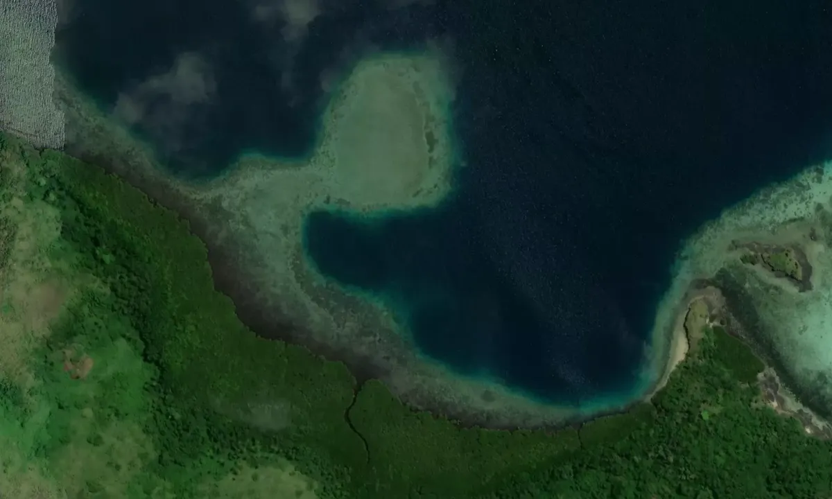 Satelite image of Vatululu Bay