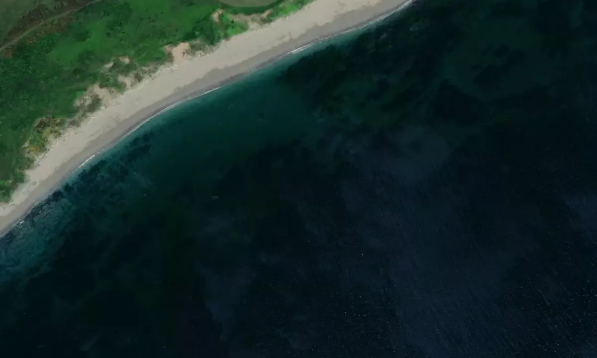 Satelite image of Vault Beach