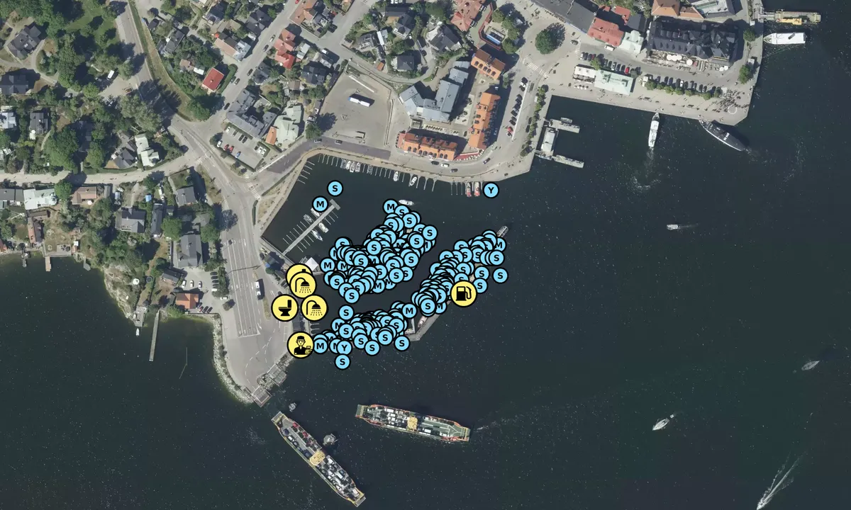Satelite image of Vaxholms Gästhamn