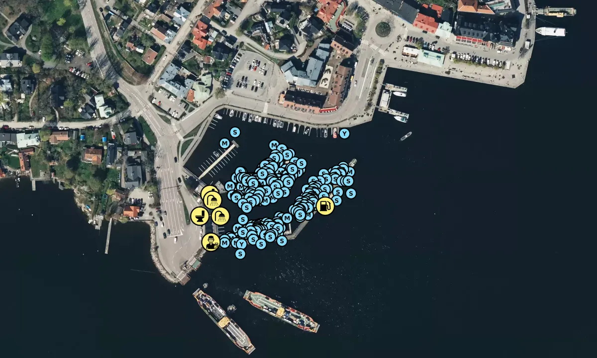 Satelite image of Vaxholms Gästhamn